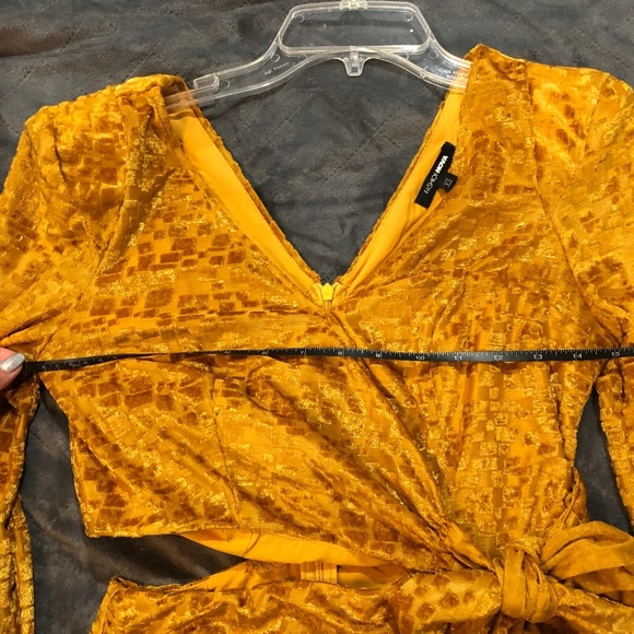 Mustard Mini Dress - Picture 5 of 8